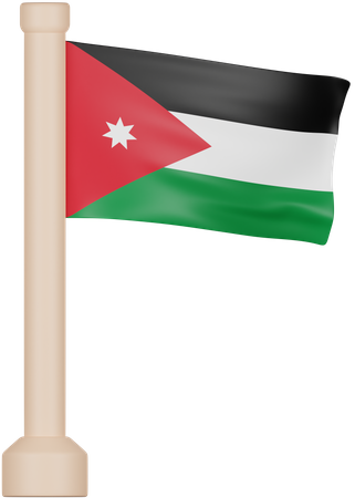 Jordan Flag  3D Icon