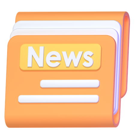 Jornal  3D Icon