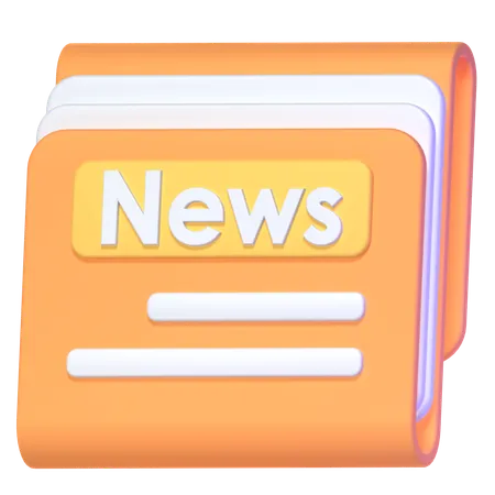 Jornal  3D Icon