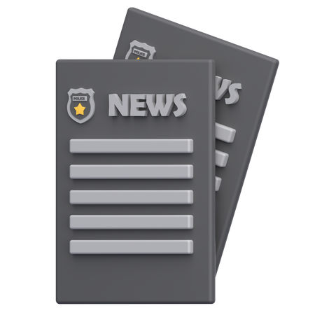 Jornal  3D Icon