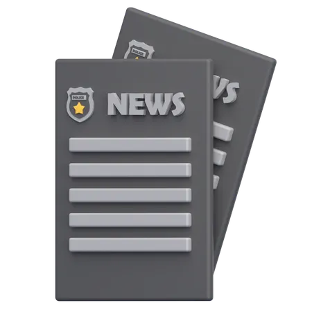 Jornal  3D Icon