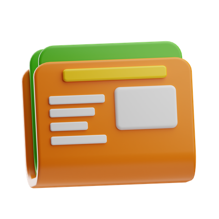 Jornal  3D Icon