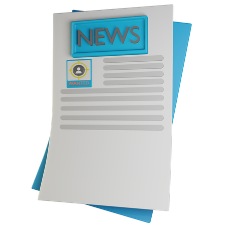 Jornal  3D Icon