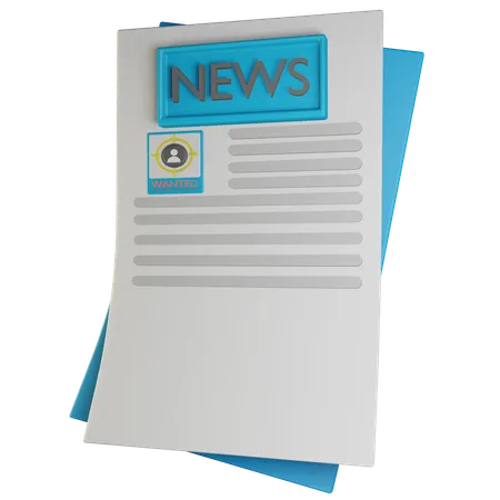 Jornal  3D Icon