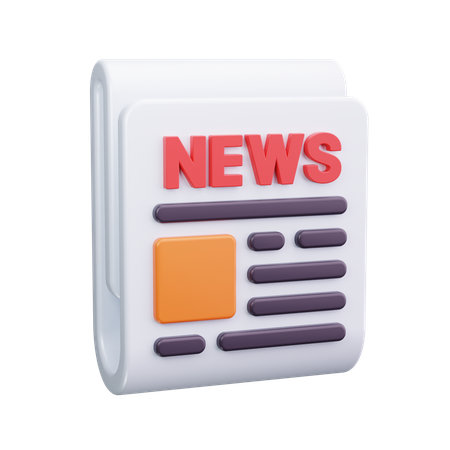 Jornal  3D Icon