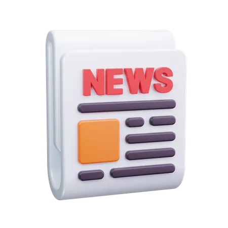 Jornal  3D Icon