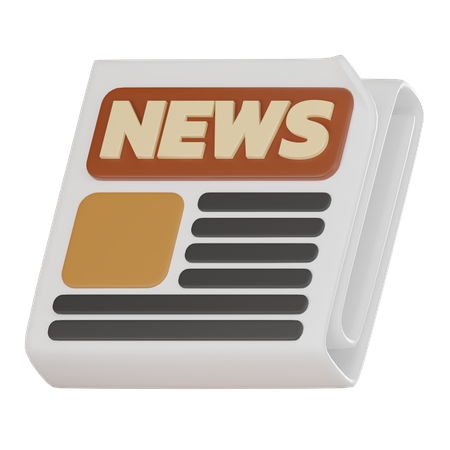 Jornal  3D Icon