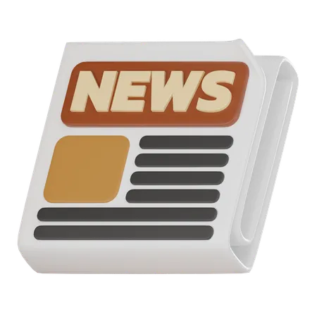 Jornal  3D Icon