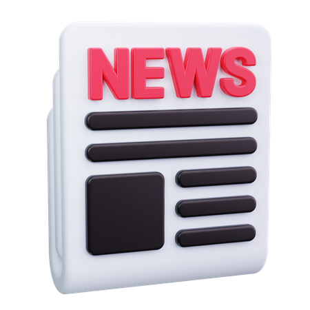 Jornal  3D Icon