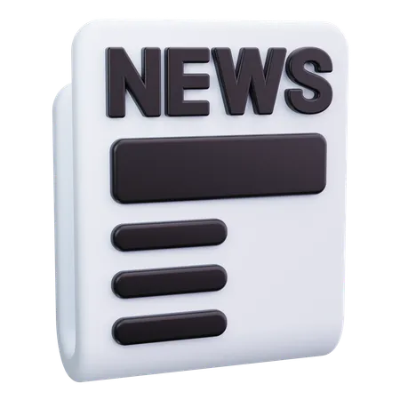 Jornal  3D Icon