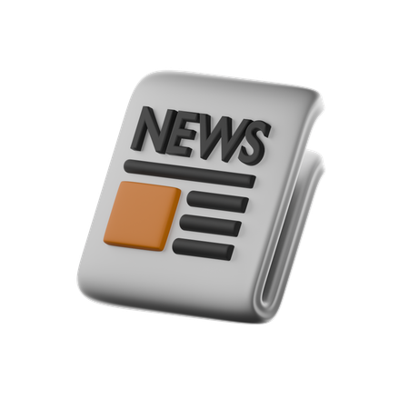 Jornal  3D Icon