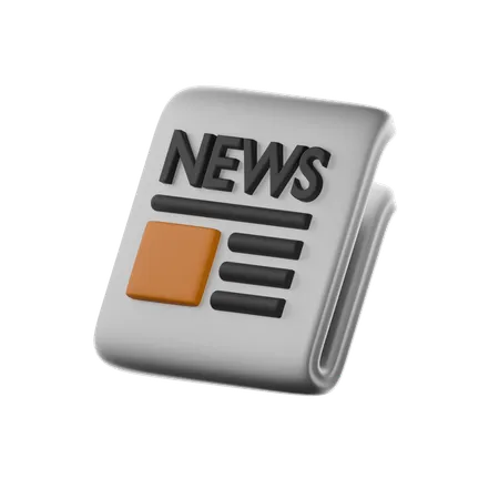 Jornal  3D Icon