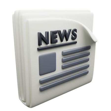 Jornal  3D Icon