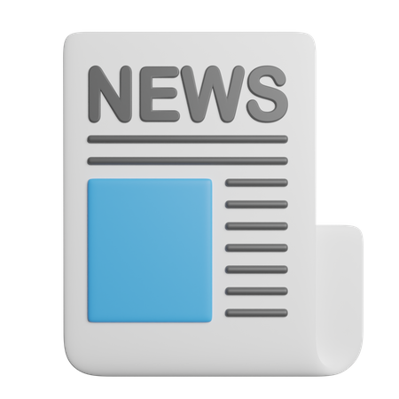 Jornal  3D Icon