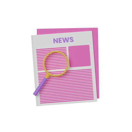 Jornal  3D Icon