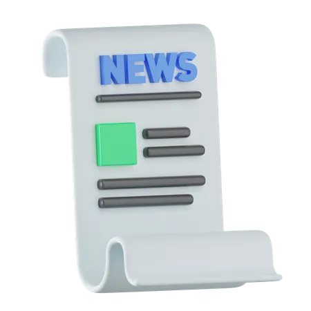 Jornal  3D Icon