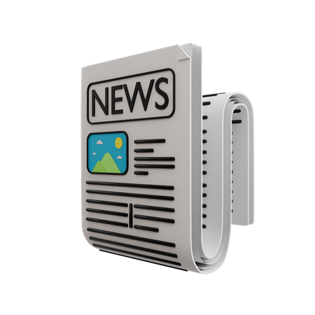 Jornal  3D Icon