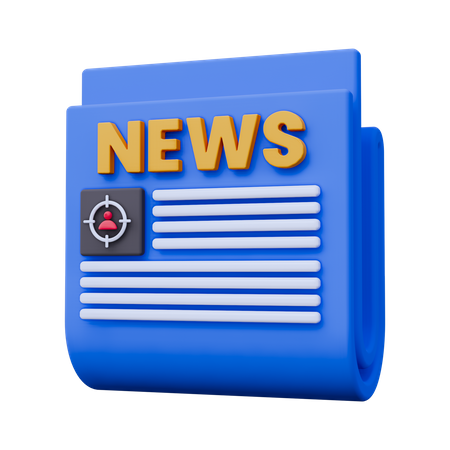 Jornal  3D Icon