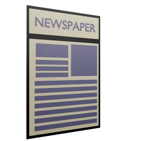 Jornal  3D Icon