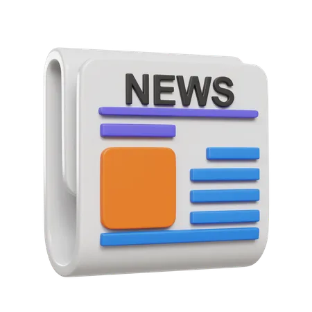 Jornal  3D Icon