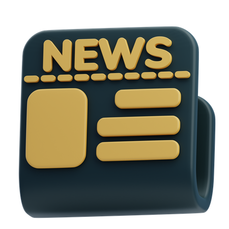 Jornal  3D Icon