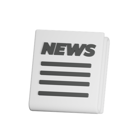 Jornal  3D Icon