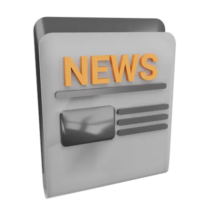 Jornal  3D Icon