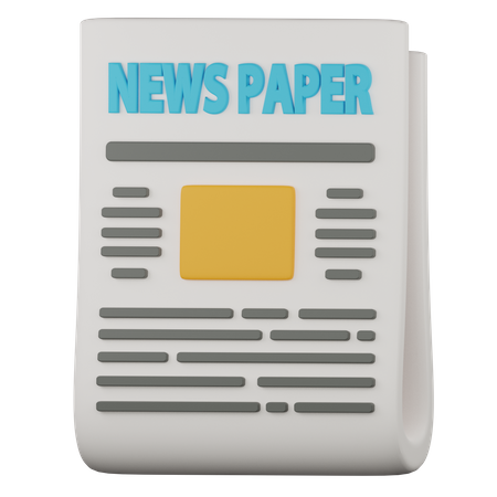 Jornal  3D Icon