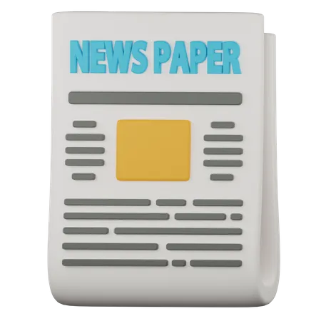 Jornal  3D Icon