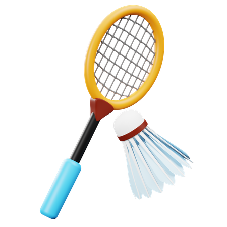 Jouer au badminton  3D Icon