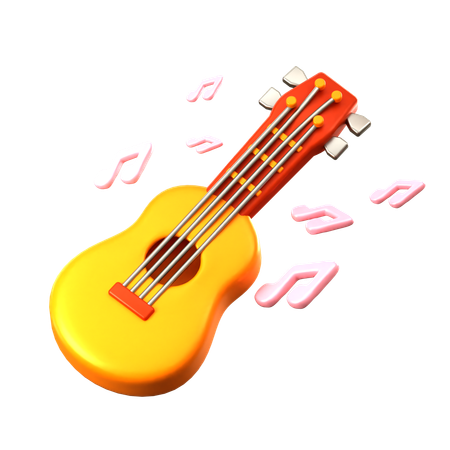 Jouer de la musique  3D Icon