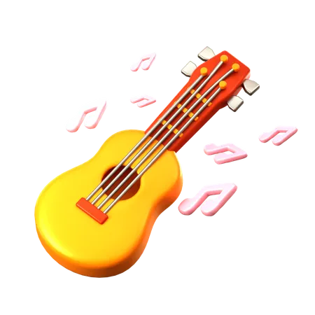 Jouer de la musique  3D Icon