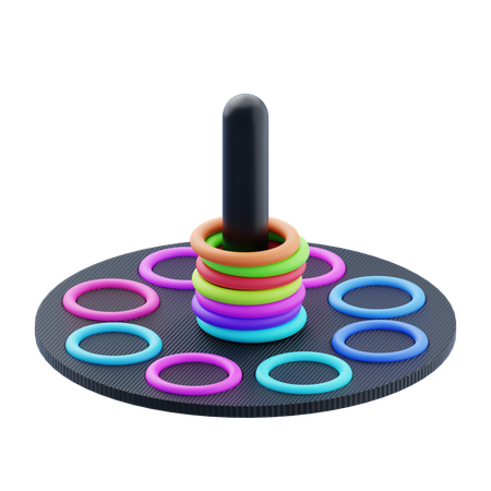 Jouet à anneaux empilables  3D Icon