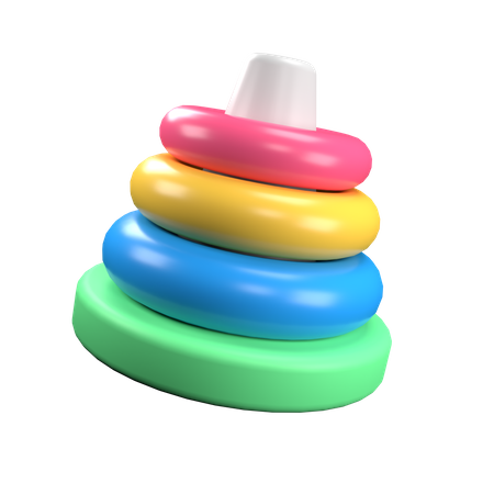Jouet anneaux  3D Icon