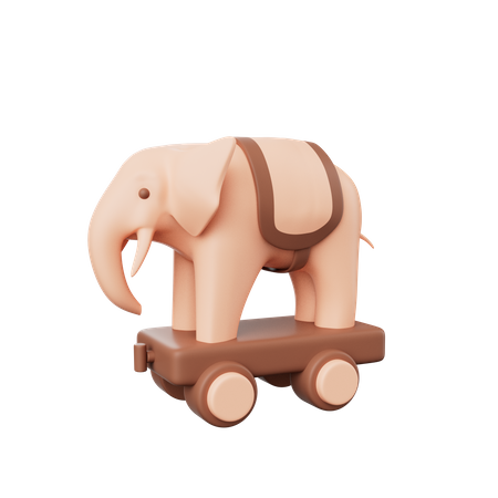 Jouet éléphant  3D Icon