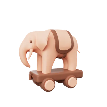 Jouet éléphant  3D Icon