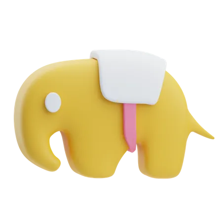 Jouet éléphant  3D Icon