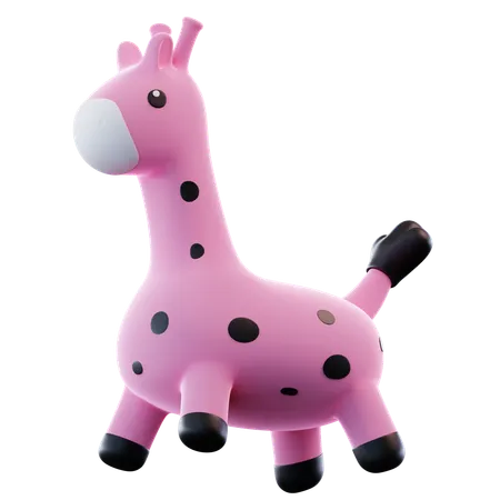 Jouet girafe rebondissant  3D Icon
