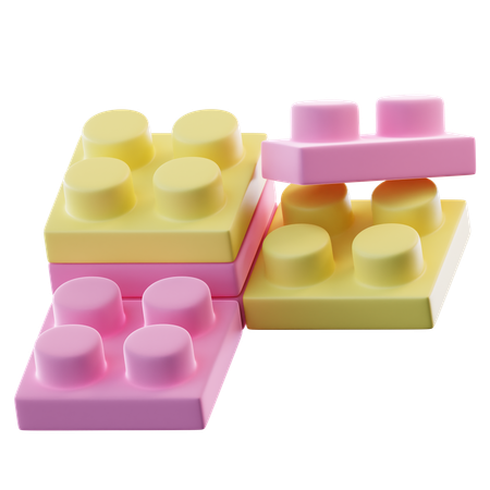 Jouet lego  3D Icon