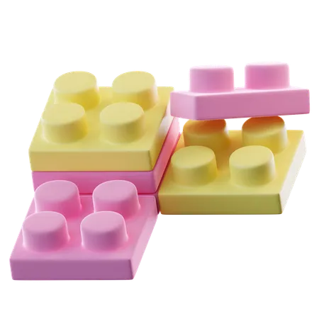 Jouet lego  3D Icon