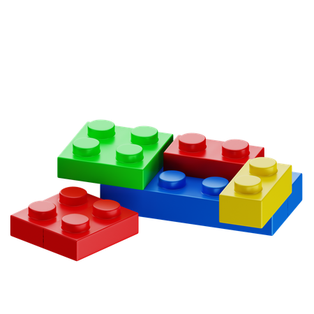 Jouet lego  3D Icon