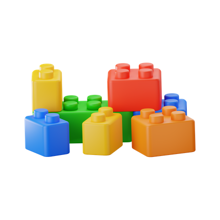 Jouet lego  3D Icon