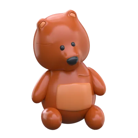 Ourson en peluche  3D Icon