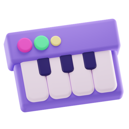 Piano jouet  3D Icon