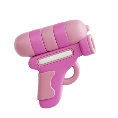 Jouet pistolet rose  3D Icon