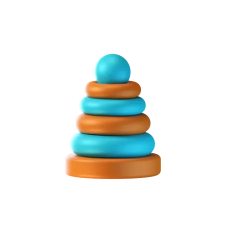 Jouet pyramide  3D Icon