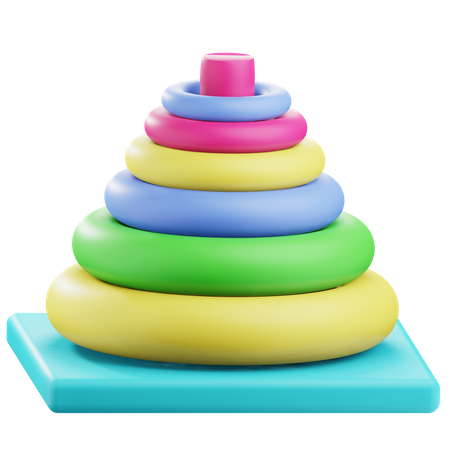 Jouet pyramide  3D Icon