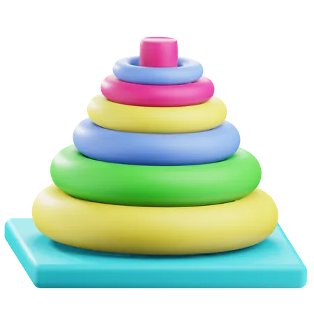 Jouet pyramide  3D Icon