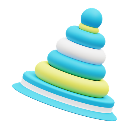 Jouet pyramide  3D Icon