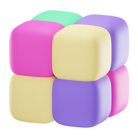 Jouet rubik  3D Icon